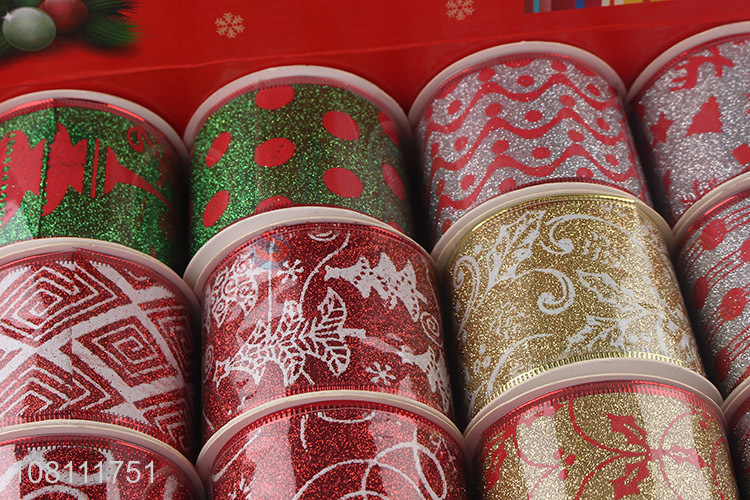 Top Quality Colorful Decorative Ribbon Christmas Ribbon Set