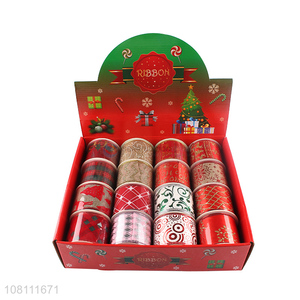 Top Quality Fashion Polyester <em>Ribbon</em> Christmas <em>Ribbon</em> Set