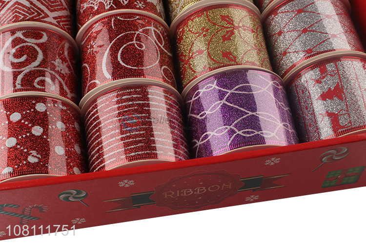 Top Quality Colorful Decorative Ribbon Christmas Ribbon Set