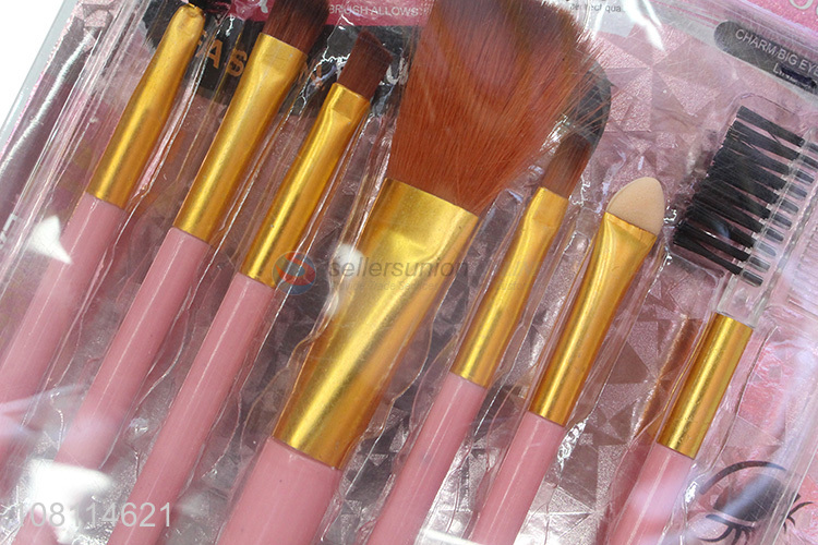 Best selling washable women fashion makeup brush set