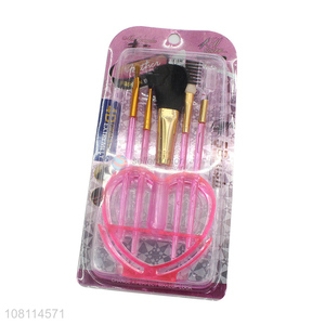 Most popular 5pieces soft makeup brush with top quality
