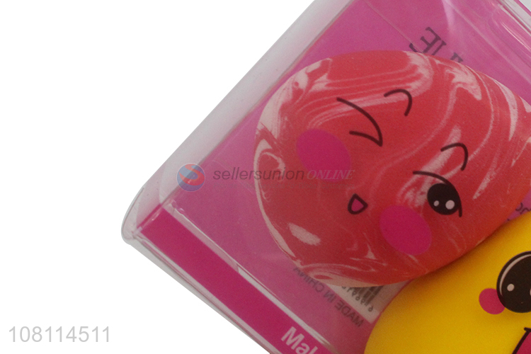 Online wholesale multicolor soft cosmetic puff for makeup