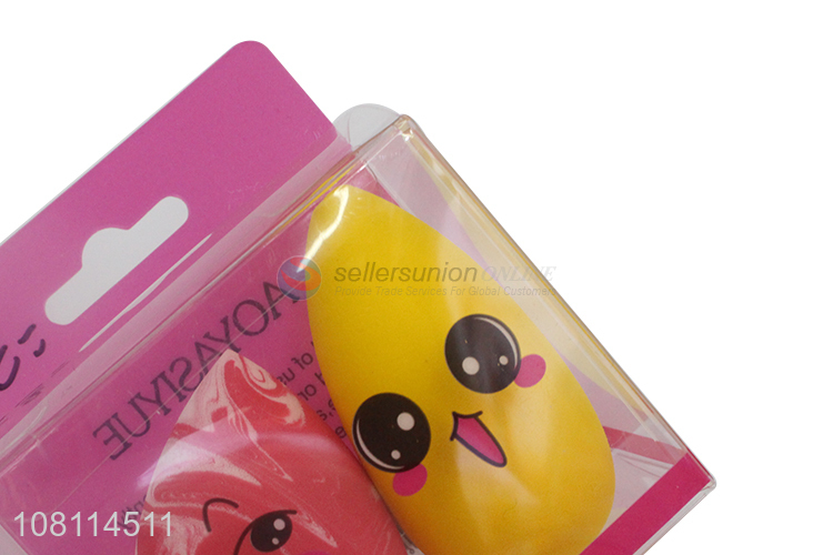 Online wholesale multicolor soft cosmetic puff for makeup