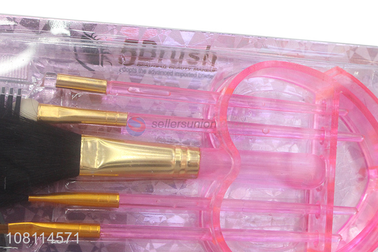 Most popular 5pieces soft makeup brush with top quality