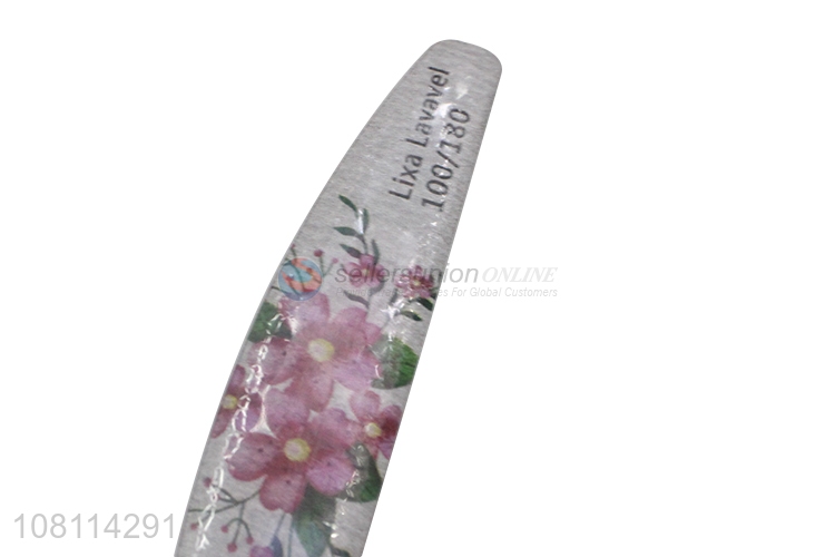 Yiuw market creative printed nail file for nail beauty