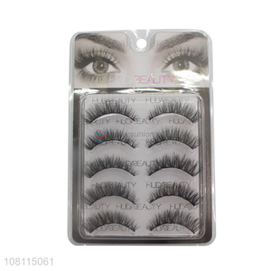Factory direct sale curly fluffy women false eyelashes for makeup
