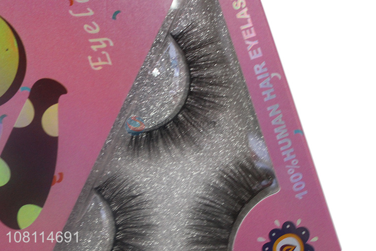 Latest style 3pieces natural makeup false eyelashes