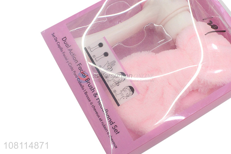 Hot sale durable wash face tools with hair band for cleaning