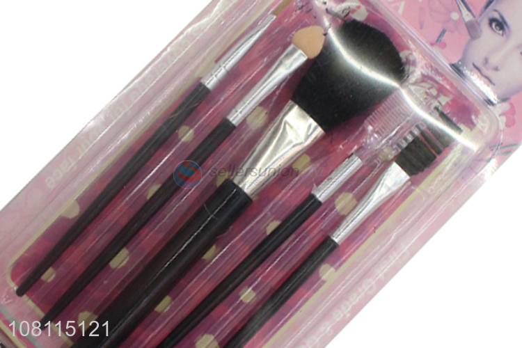 Factory wholesale plastic handle reusable makeup brush