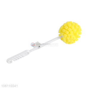 Hot selling sponge head cup cleaning brush with long plastic handle