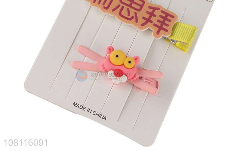 Wholesale Chinese characters design hair clips set hair ornaments