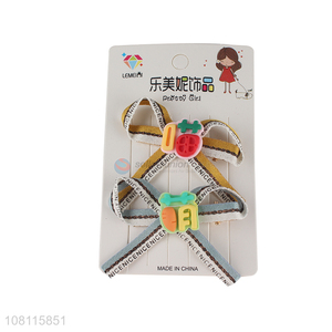 Wholesale creative ribbon bowknot hair clips fashion accessories