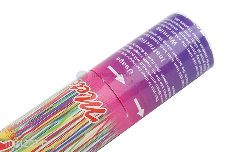 China supplier air compressed party poppers for anniversary celebration