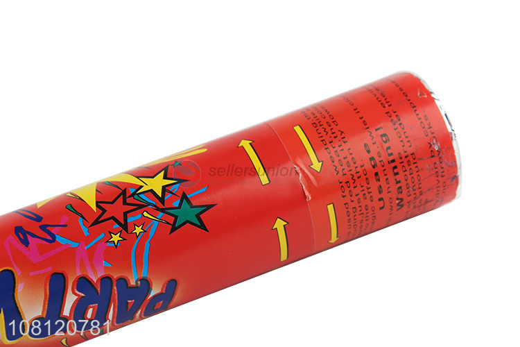 Yiwu market indoor and outdoor air compressed party confetti poppers