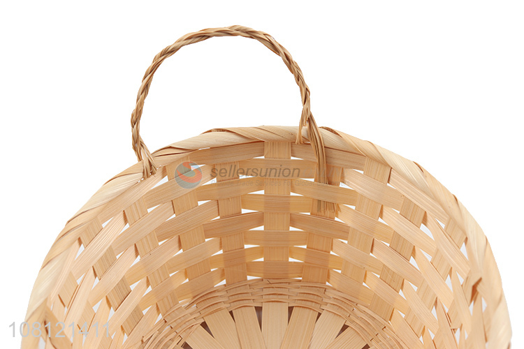 Good quality simple woven basket creative garden flower basket