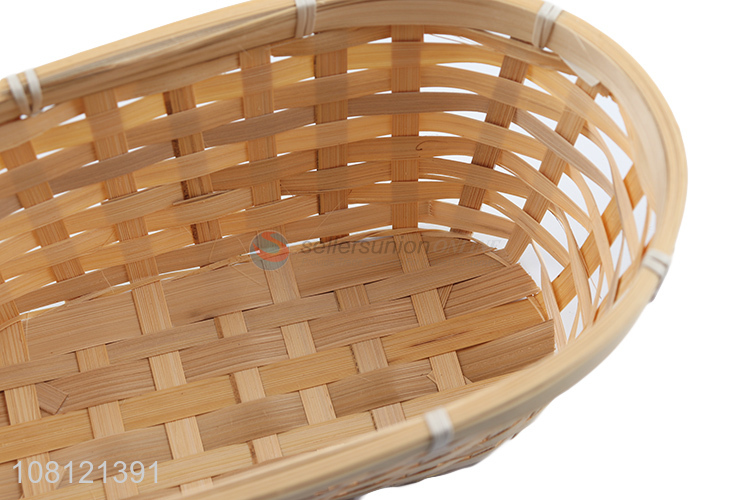 China factory creative bamboo basket handmade woven basket