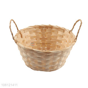 Good quality simple woven basket creative garden flower basket