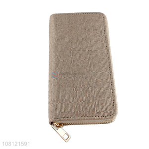 Wholesale Pu Leather Long Purse Fashion Card Holder For Women
