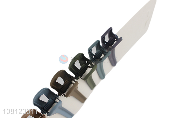 Top quality multicolor plastic hairpin girls stylish hairwear