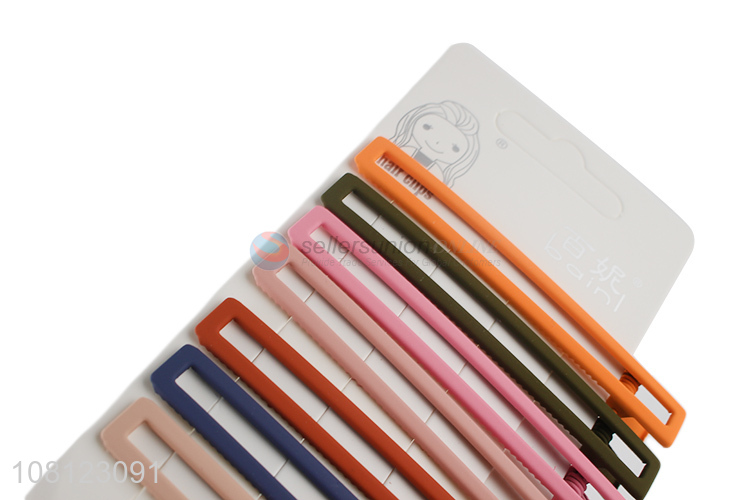 China market multicolor plastic hairpin ladies decorative headwear