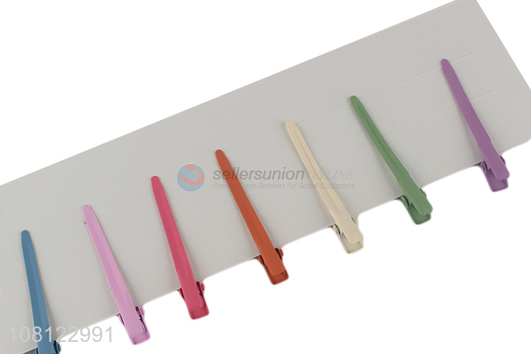 Latest design multicolor cute rabbit hairpin duckbill clip