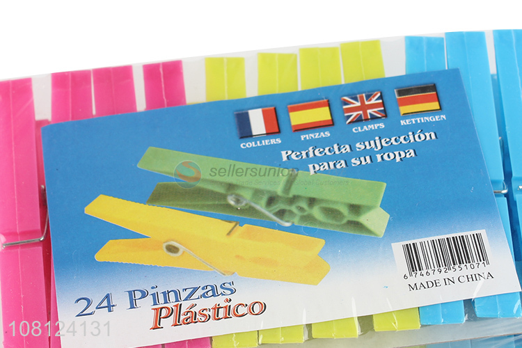 Hot Selling Plastic Clothespin Colorful Clothes Pegs