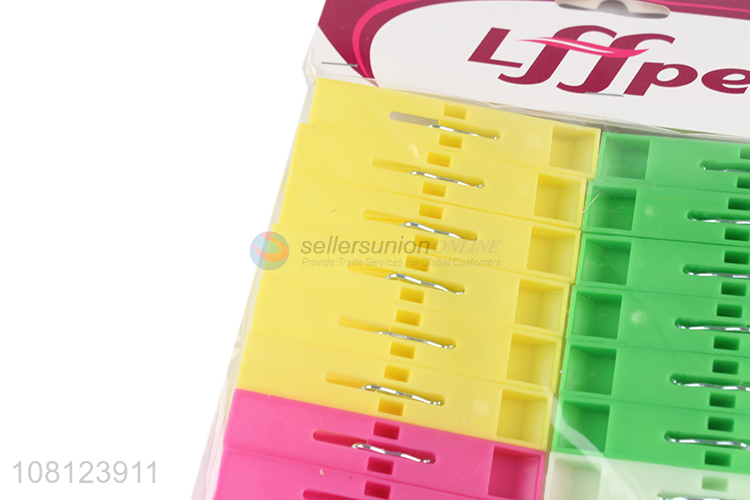 Custom Multipurpose Plastic Clip Colorful Clothes Pegs Set