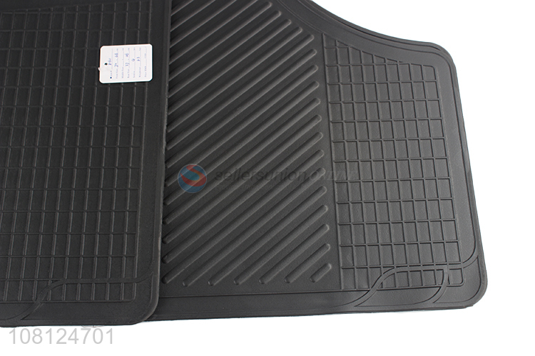 Custom 4 Pieces Car Floor Mat Anti-Slip Car Foot Mat Set