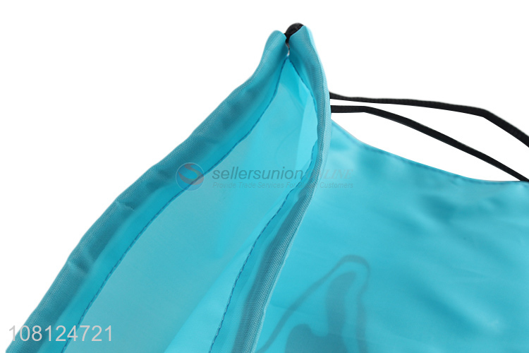 Good quality 210D polyester drawstring bag backpack shopping bag