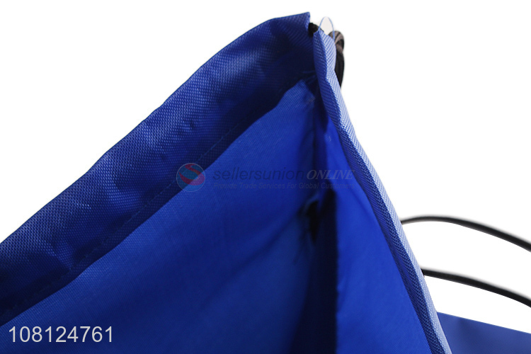 Wholesale 420D polyester drawstring backpack custom drawstring pouch