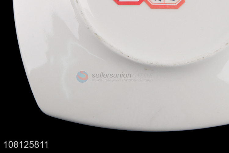 Good quality blank ceramic salad pasta plate for home use
