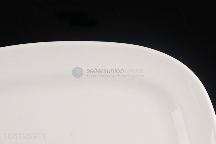 New arrival large ceramic fish serving plate dinnerware