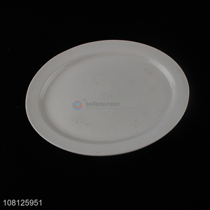 Hot sale large ceramic dinner plate household dinnerware