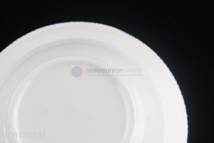 Yiwu market ceramic serving plate ceramic salad plates