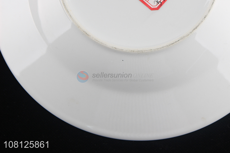 High quality ceramic plate serving platter for family use