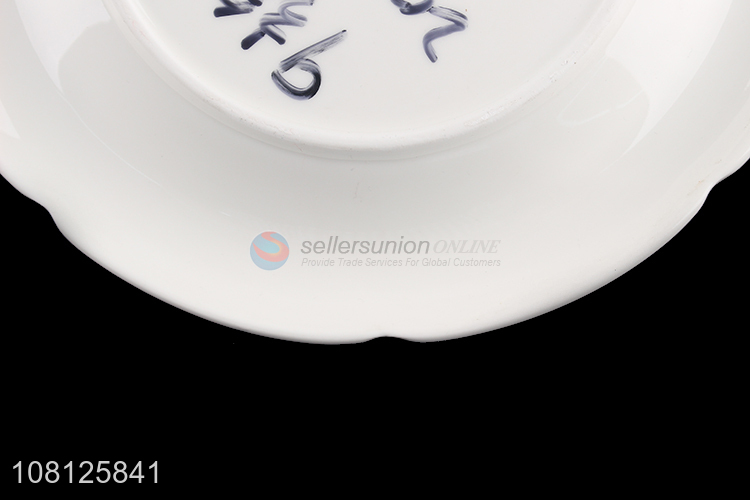 High quality ceramic serving plate porcelain dinner plate