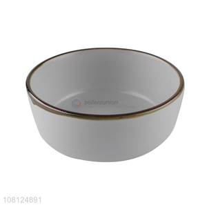 Factory supply ceramic deep soup <em>bowls</em> for restaurant