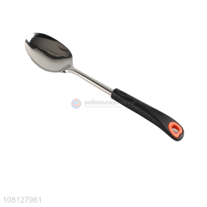 Yiwu market silver stainless steel dinner spoon for kitchen