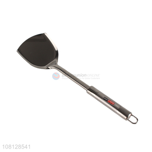 Yiwu market silver stainless steel kitchen frying spatula