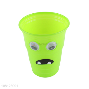Online wholesale funny plastic cup Halloween cartoon water cup