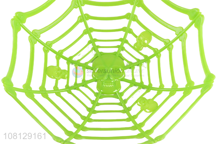 New arrival Halloween decoration spider web fruit basket