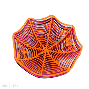 Hot selling Halloween spider web fruit basket for decoration