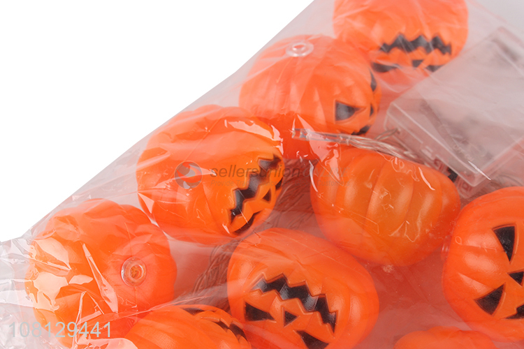 Wholesale battery operated Halloween pumpkin led string light