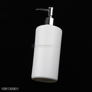 Good wholesale price white glass bottle press lotion bottle