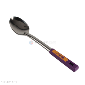 Fashion Design Long Handle Stainless Steel Serving Spoon