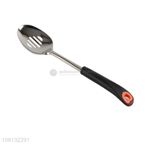 New Design Long Handle Stainless Steel Slotted Spoon