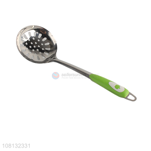 Factory Price Stainless Steel Slotted Ladle Fashion Cooking Utensil