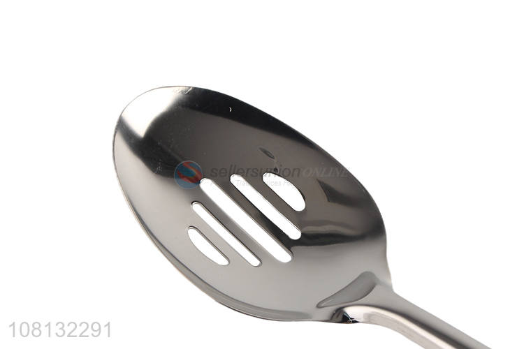 New Design Long Handle Stainless Steel Slotted Spoon