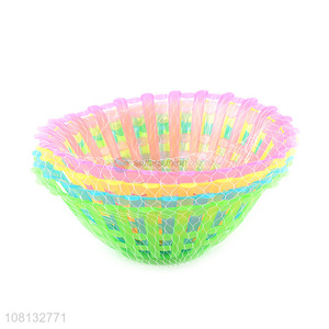 Factory direct sale multicolor plastic storage basket