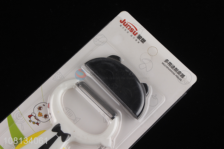 Top sale cartoon stainless steel peeler portable peelers